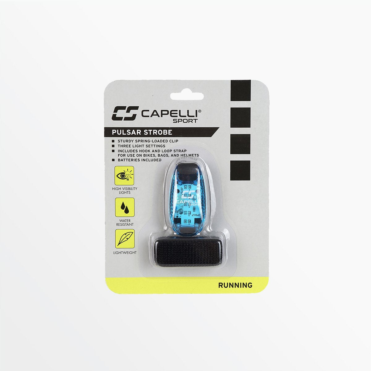 Strobe Light with Clip and Strap - Portable Safety Flashing Light for Running, Cycling, and Emergency Situations