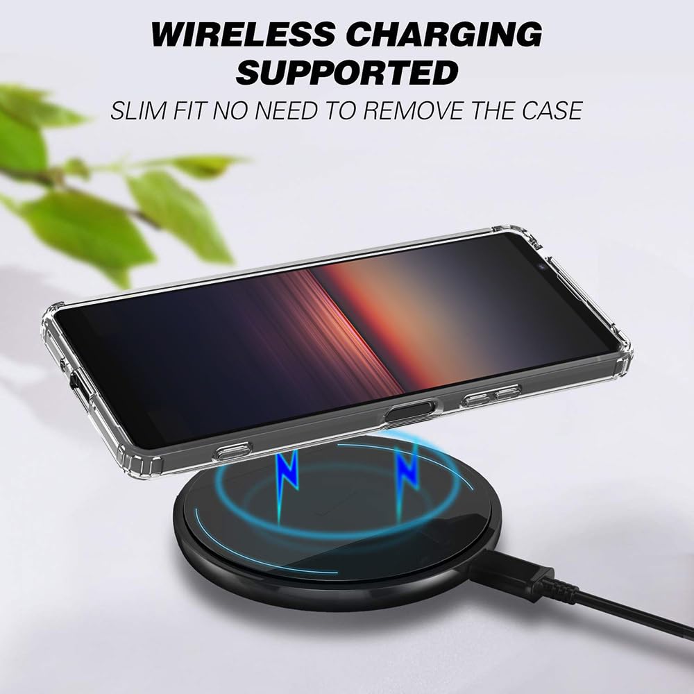 **Mikikit Clear Transparent Protective Phone Case for Xperia 1 II (5 Plus) - Durable Shockproof Cover for Everyday Use, Travel & Outdoor Activities**