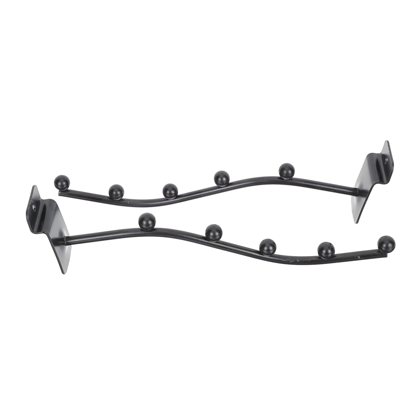 MILISTEN 2-Pack Wind Instrument Wall Mount Hanger - Flute Holder Stand with Hook for Flute, Clarinet, Saxophone Storage - Durable Metal Design for Home, Studio & Music Classroom Organization