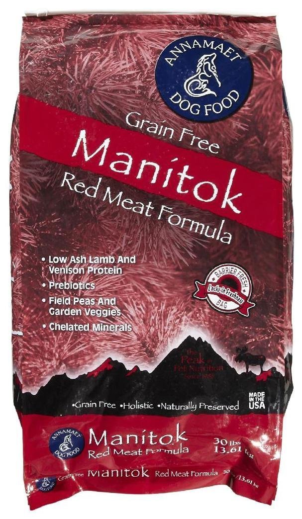 Annamaet Manitok Red Meat Formula Dry Dog Food - High Protein Grain-Free Recipe for All Breeds & Ages, 25 lb Bag - Perfect for Active Dogs & Outdoor Adventures