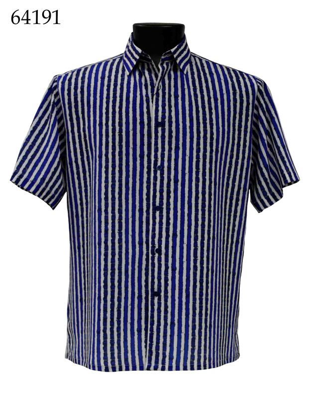 Bassiri Men's Casual Short Sleeve Shirt 64191 - Breathable Cotton Tee for Summer, Outdoor Activities & Everyday Wear