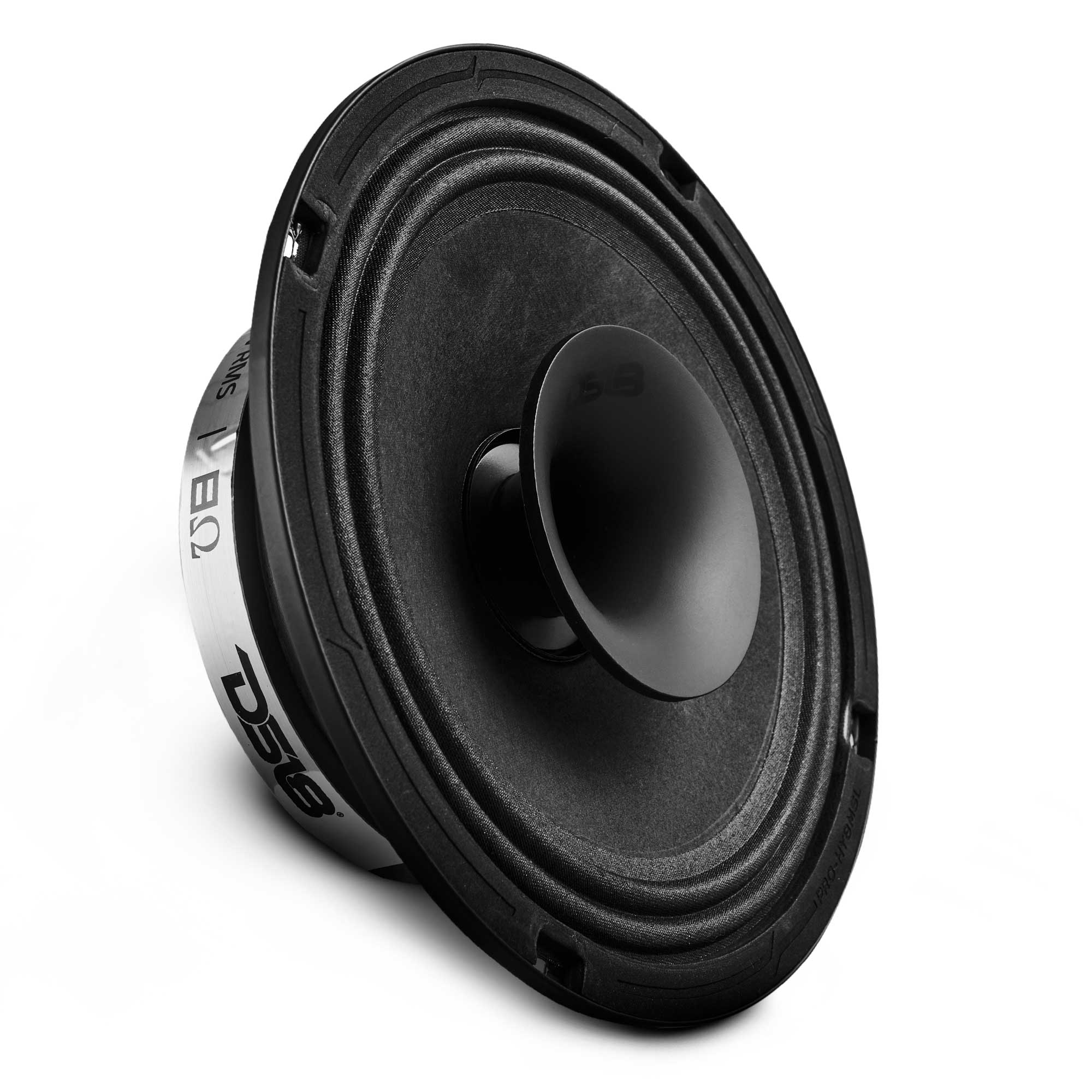 PRO 8 Shallow Coaxial Hybrid Mid-Range Loudspeaker with Built-in Driver - 200 Watts RMS, 8 Ohm - Perfect for Car Audio, Marine & Home Theater Systems