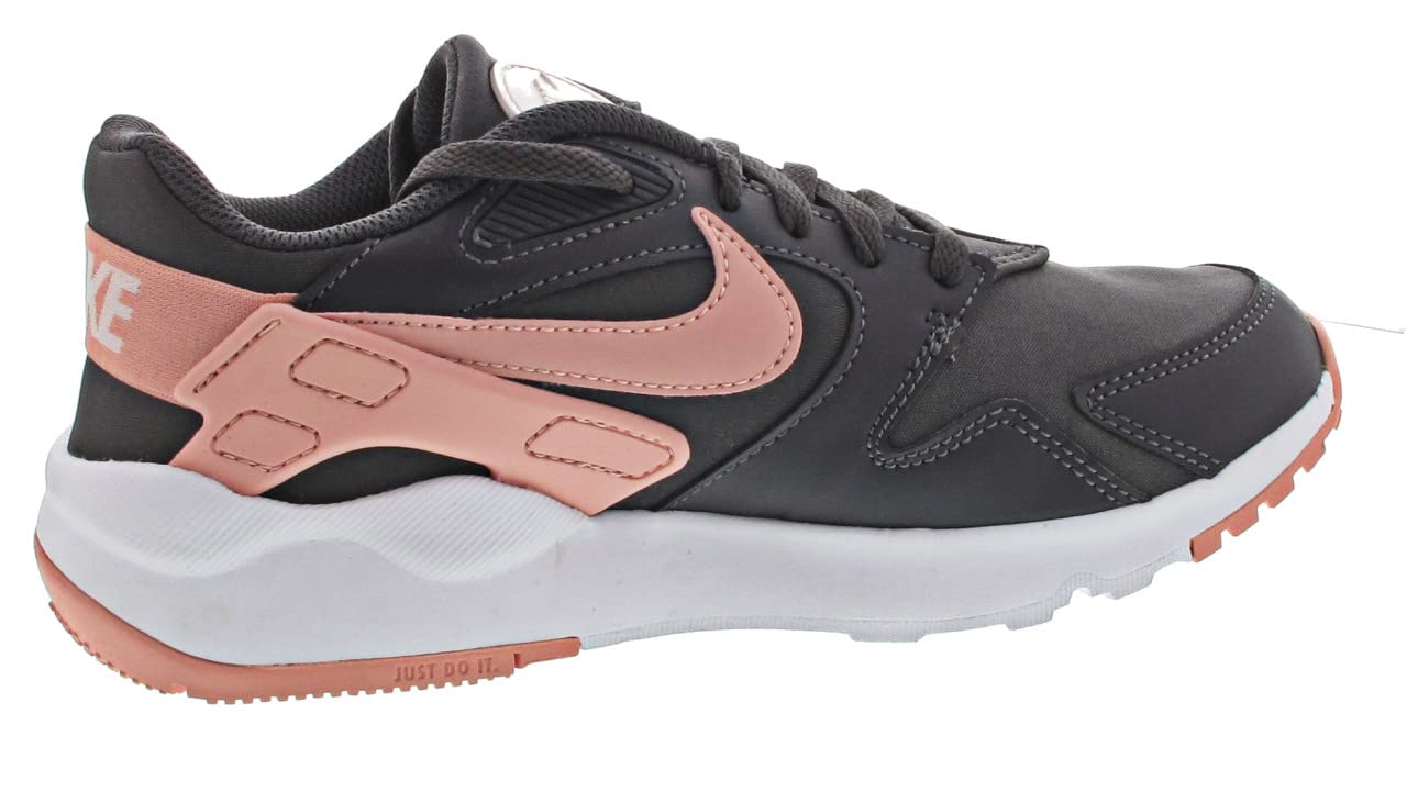 Nike Women's LD Victory Sneakers - US Size 7 M - Thunder Grey/Coral - Lightweight Running Shoes for Women, Gym Workout & Casual Wear