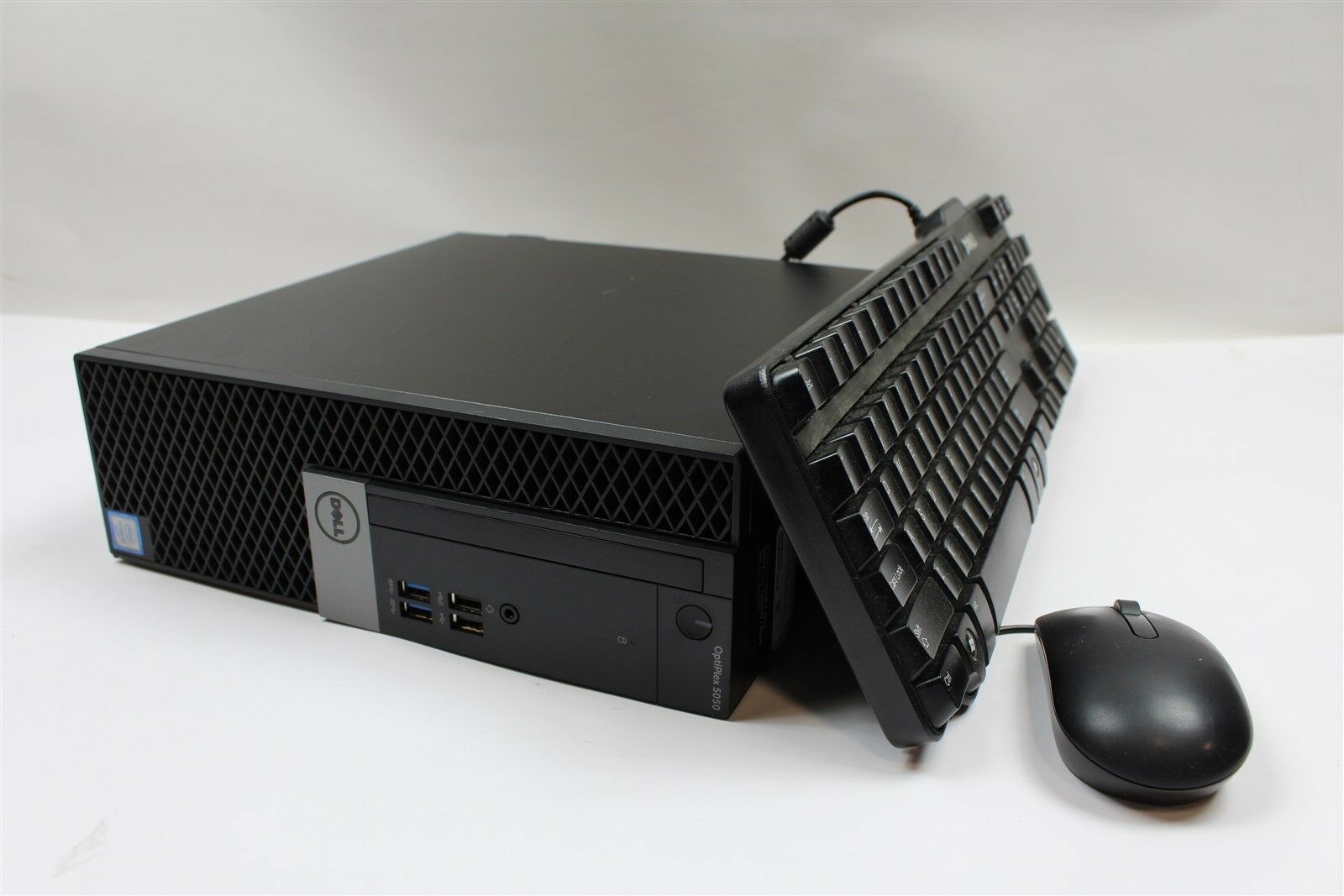 Dell OptiPlex 5050 SFF Desktop PC - Intel Core i5-6500 Quad-Core 3.2GHz, 8GB RAM, 256GB SSD, Windows 10 Pro (Renewed) | WiFi, Keyboard & Mouse Included | 1-Year Warranty | Perfect for Home Office, Business & Remote Work