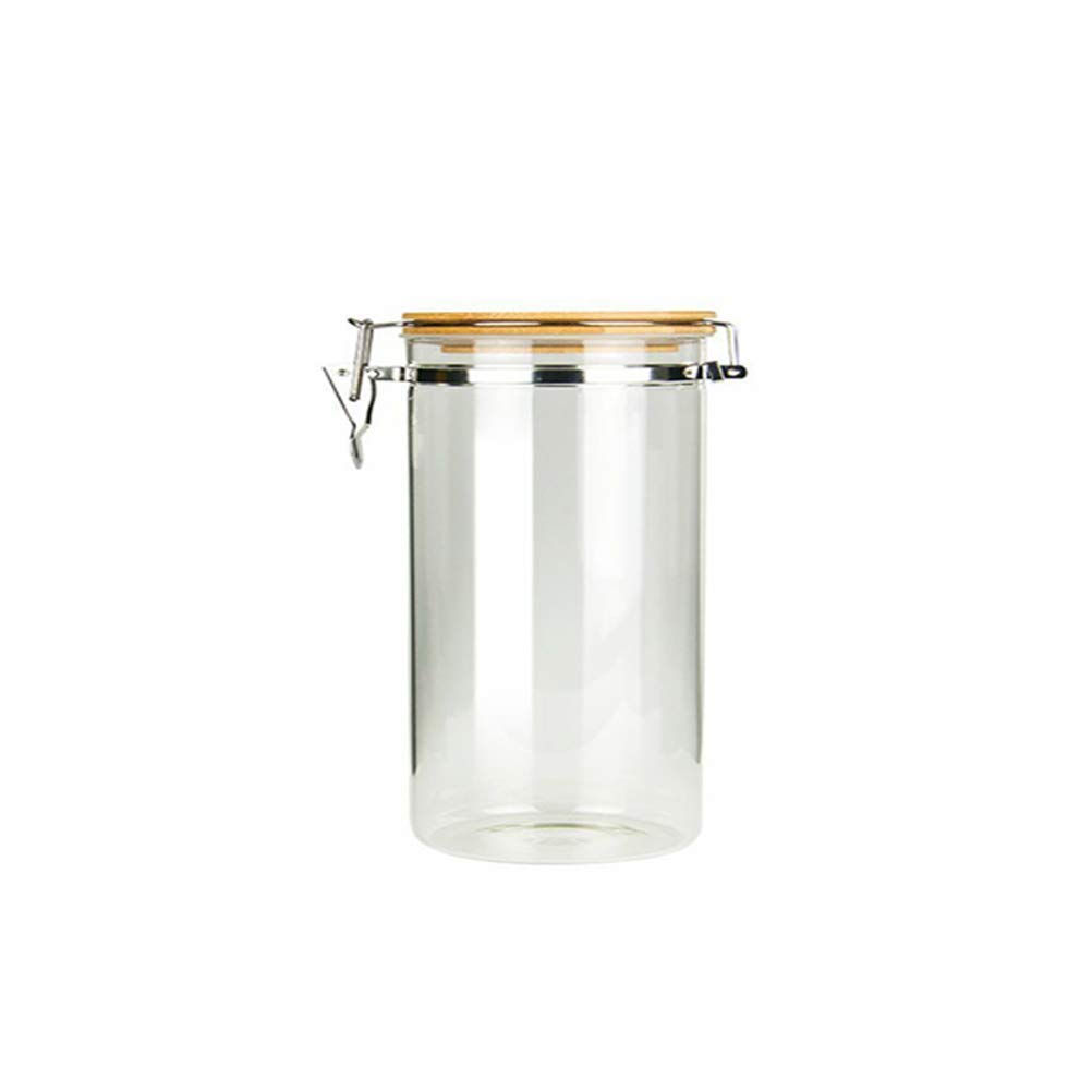Premium Stainless Steel Airtight Food Storage Container with Bamboo Lid - 38oz (1140ml) Leakproof Canister for Coffee, Tea, Sugar, Flour & Spices - Ideal for Kitchen Pantry Organization & Bulk Food Storage
