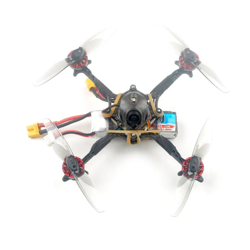 Happymodel Crux3 3 Inch Brushless FPV Drone - 1-2S Toothpick Quadcopter with Frsky SPI, Flysky SPI, DSM2/X SPI, RXSR & TBS Receiver - Perfect for Indoor Racing, Freestyle Flying & FPV Drone Training
