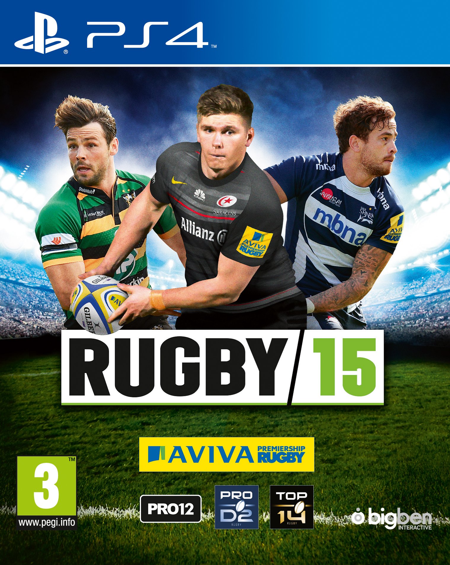 Rugby 15 - PlayStation 4 (PS4) Sports Video Game - Realistic Rugby Simulation for Competitive Gaming & Multiplayer Matches