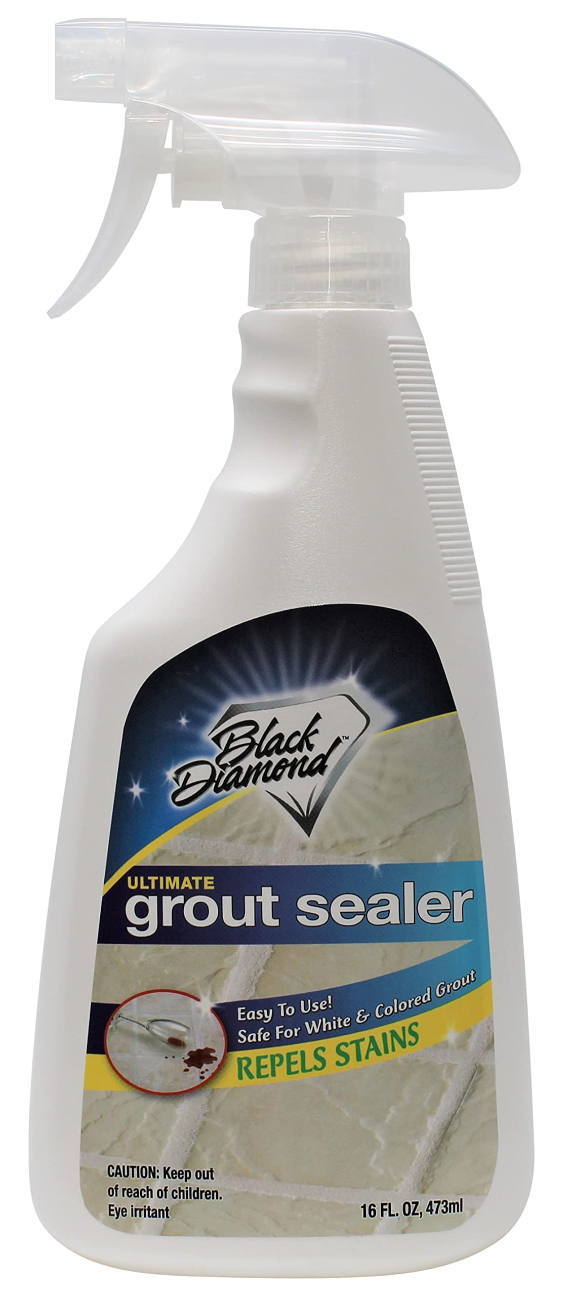 Black Diamond Stoneworks Ultimate Grout Sealer - Premium Stain & Waterproof Sealant for Tile, Marble, Floors, Showers & Countertops | Long-Lasting Protection for Bathrooms, Kitchens & High-Traffic Areas
