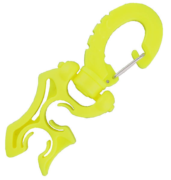 Aquatec Tech Twin Scuba Diving Hose Clip Retainer for 2 Hoses - Secure Diving Gear Organizer for Underwater Adventures and Scuba Equipment Management