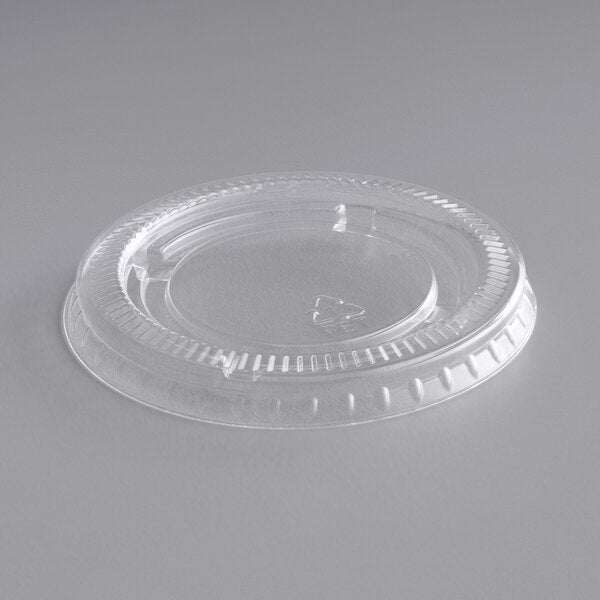 1.5 oz. Clear Plastic Souffle Cups with Lids - 2500 Sets per Case - Perfect for Food Storage, Meal Prep, and Party Serving