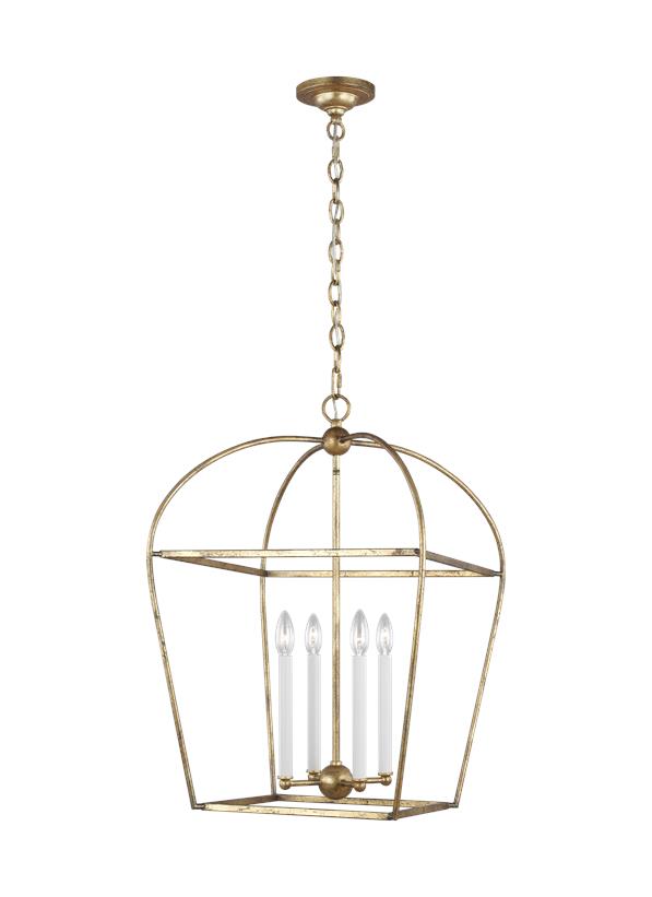 Arabella Lantern - Vintage Style Outdoor Hanging Lantern for Garden, Patio, Porch Decor - Weather-Resistant Metal & Glass Design - Perfect for Backyard, Wedding, Party Lighting