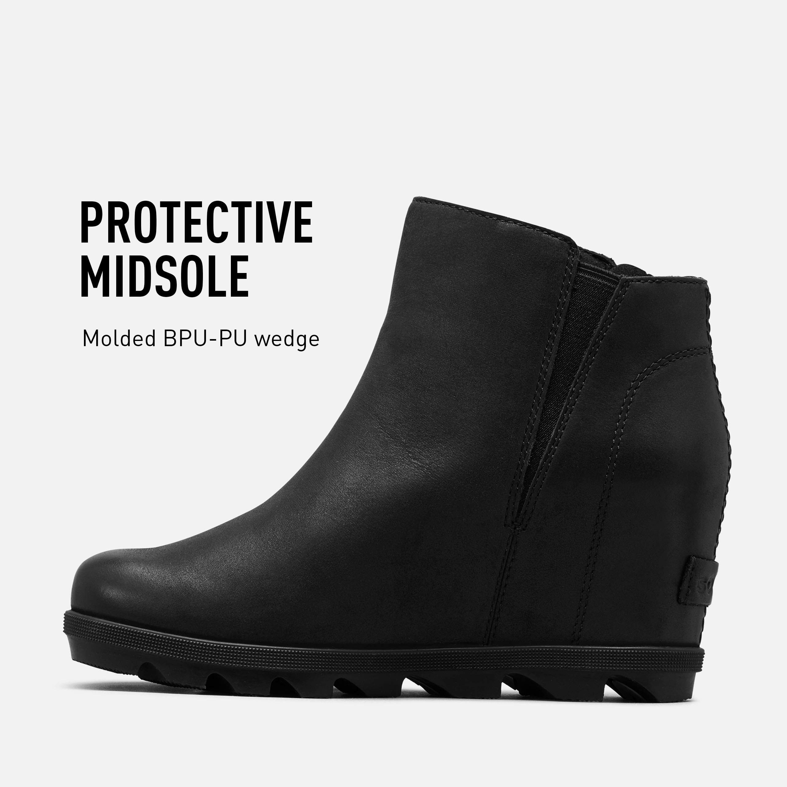 Sorel Women's Joan of Arctic Wedge II Waterproof Winter Boots with Zipper - Stylish & Warm Snow Boots for Hiking, Walking in Cold Weather