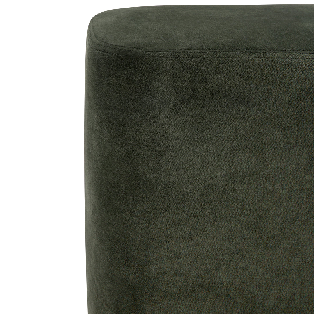 Jacques Deneef Cube Pouf by Ethnicraft - Modern Handwoven Ottoman Stool for Living Room, Bedroom & Outdoor Use