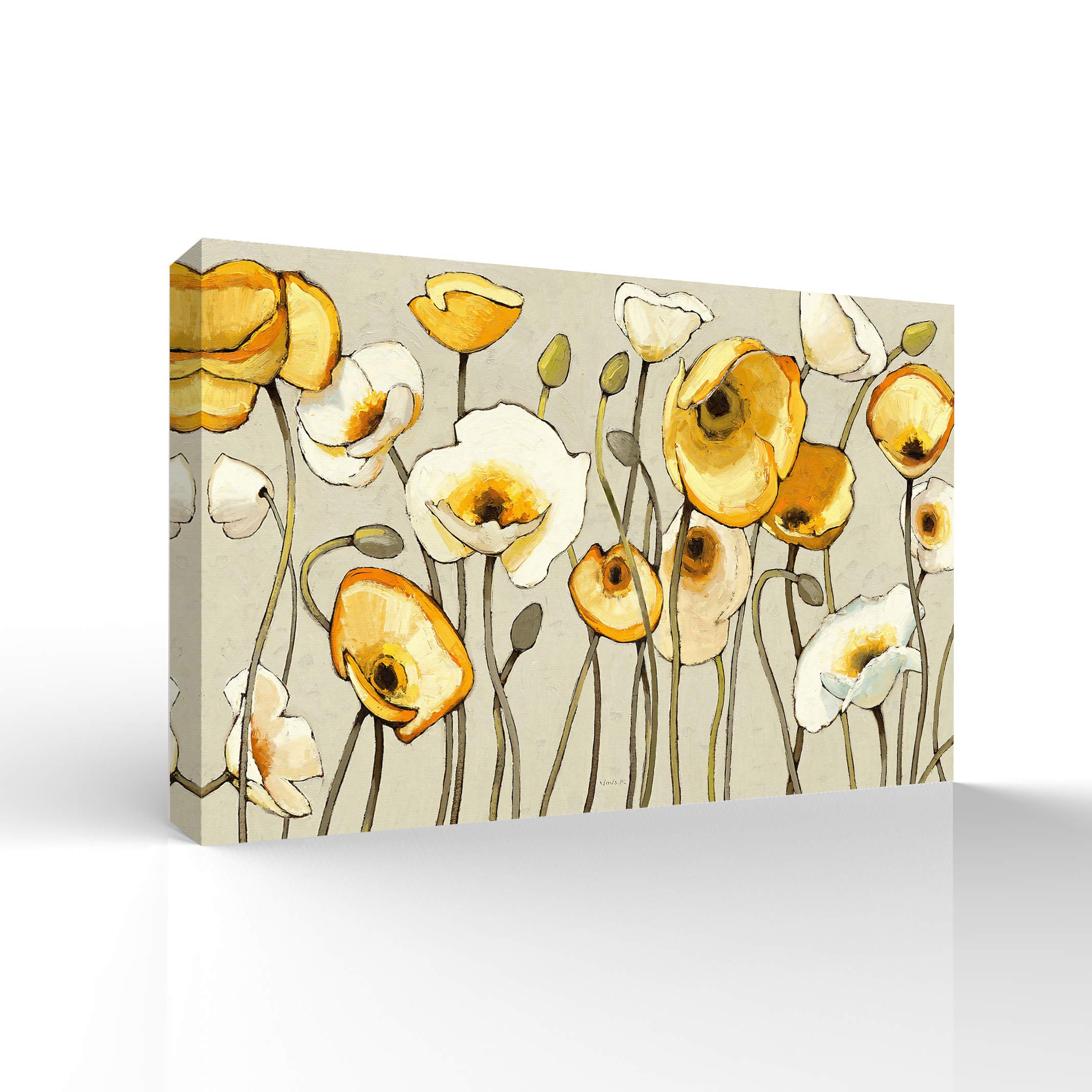 Wall26 Canvas Wall Art - Stunning Flower Giclee Painting for Bedroom, Living Room, Home Decor - 16x24 Inches - Perfect for Modern, Farmhouse, and Boho Interior Design