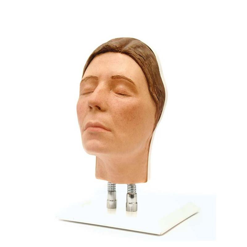 Professional Facial Injection Head Model for Medical Training - Light Skin Young Woman (Version E) - Ideal for Aesthetic & Cosmetic Procedure Practice