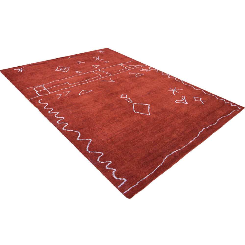 Hand Knotted Radiance Rug - Premium Handmade Area Rug for Living Room, Bedroom & Dining Room - Soft & Durable Home Decor