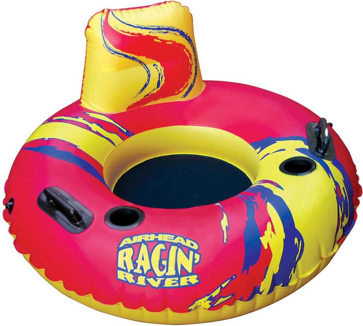 Airhead Ragin' River Inflatable Water Ride - Giant Floating Mat for Pools, Lakes & Beaches - Fun Summer Water Toy for Kids & Adults - Perfect for Backyard Parties, Beach Days & Pool Relaxation