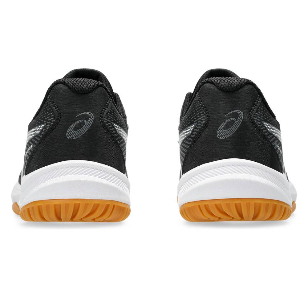 ASICS Upcourt 6 Women's Indoor Court Shoes - Black/White - Volleyball, Badminton & Squash Shoes for Women - Lightweight Non-Marking Gym Shoes for Indoor Sports & Training