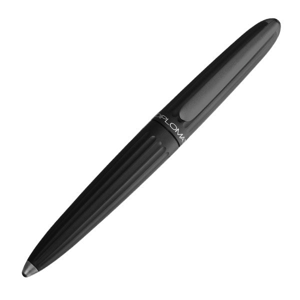 Diplomat Aero Black Rollerball Pen - Premium Writing Instrument for Professionals & Gift Giving - Perfect for Office, Business Meetings & Signature Signing