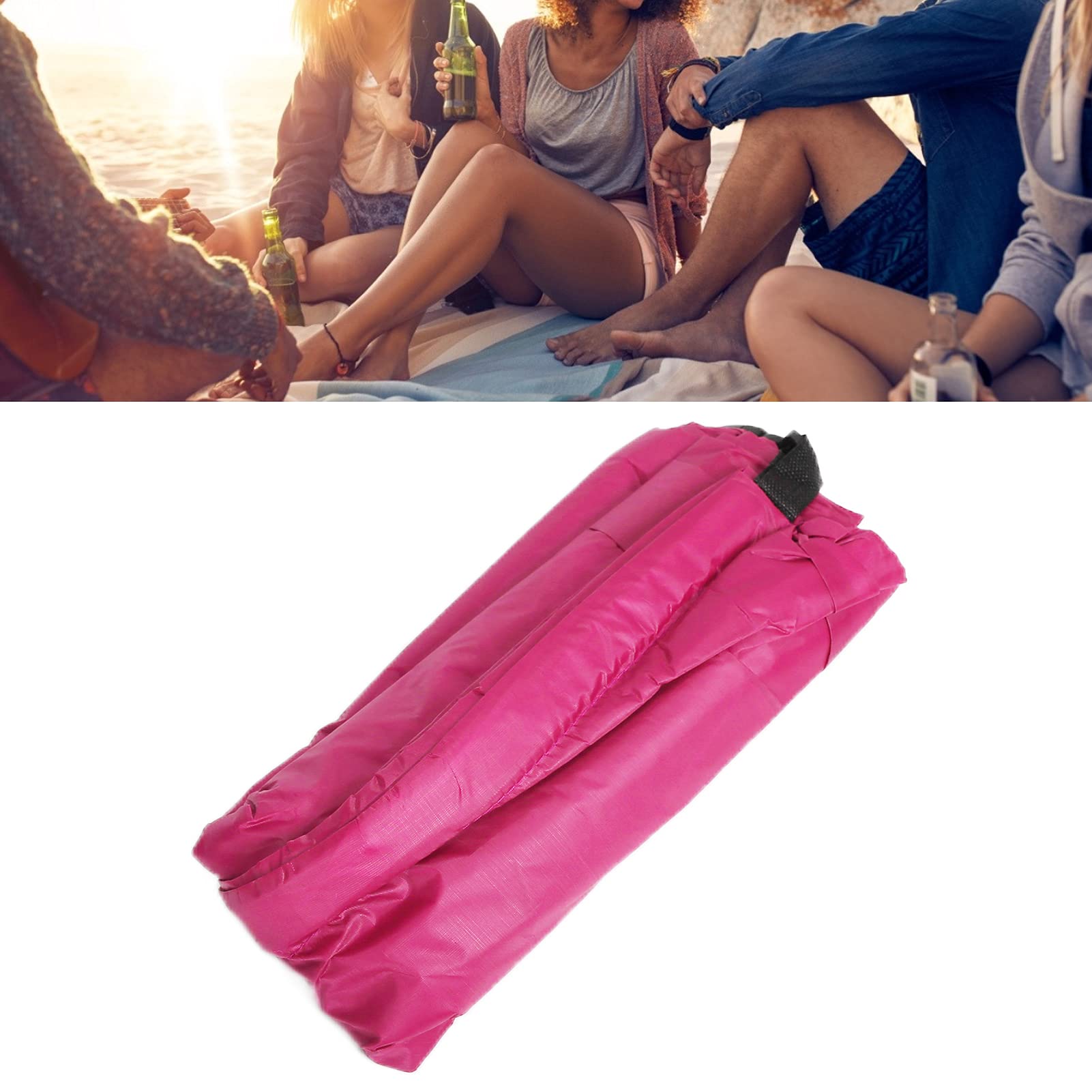 **Inflatable Lounger - Portable Air Sofa Hammock with Compression Sack for Camping, Beach, Music Festivals & Outdoor Relaxation**    (优化点：   1. 关键词前置（Inflatable Lounger）   2. 突出便携性（Portable）和配件（Compression Sack）   3. 使用场景扩展（Camping, Beach, Music Festivals & Outdoor Relaxation）   4. 删除重复词（Inflatable Air Lounger）   5. 符合SEO规范：核心关键词+功能+场景)