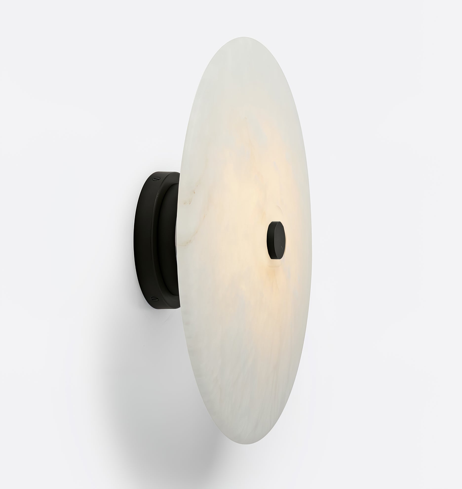Ankeny Alabaster Ceiling Lamp - Modern White Glass Pendant Light Fixture for Dining Room, Bedroom & Living Room Lighting