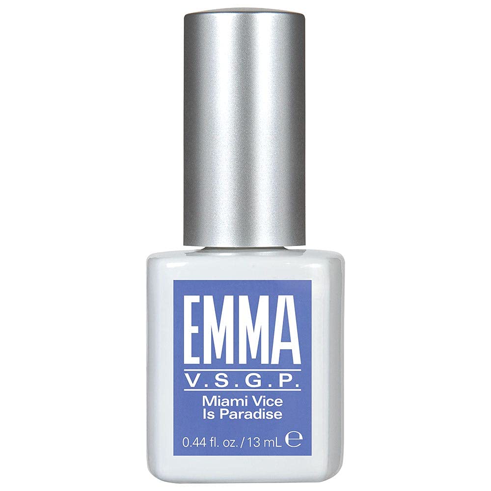 EMMA Beauty Gel Polish - Long Lasting Nail Color with 12+ Free Formula, 100% Vegan & Cruelty-Free (Miami Vice Is Paradise, 0.44 fl oz) - Perfect for Salon, Home Manicures & Nail Art Designs