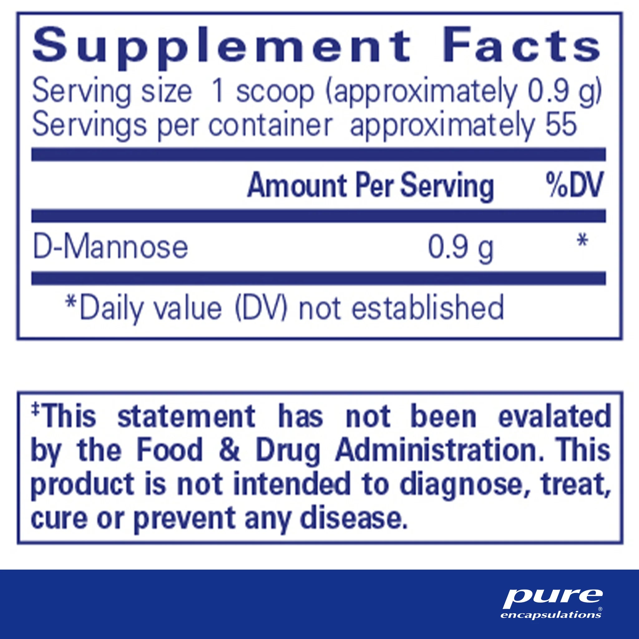Pure D-Mannose Powder 50g - Premium Urinary Tract Support Supplement for Women & Men - Supports Bladder Health & UTI Relief - Ideal for Daily Wellness & Immune Support