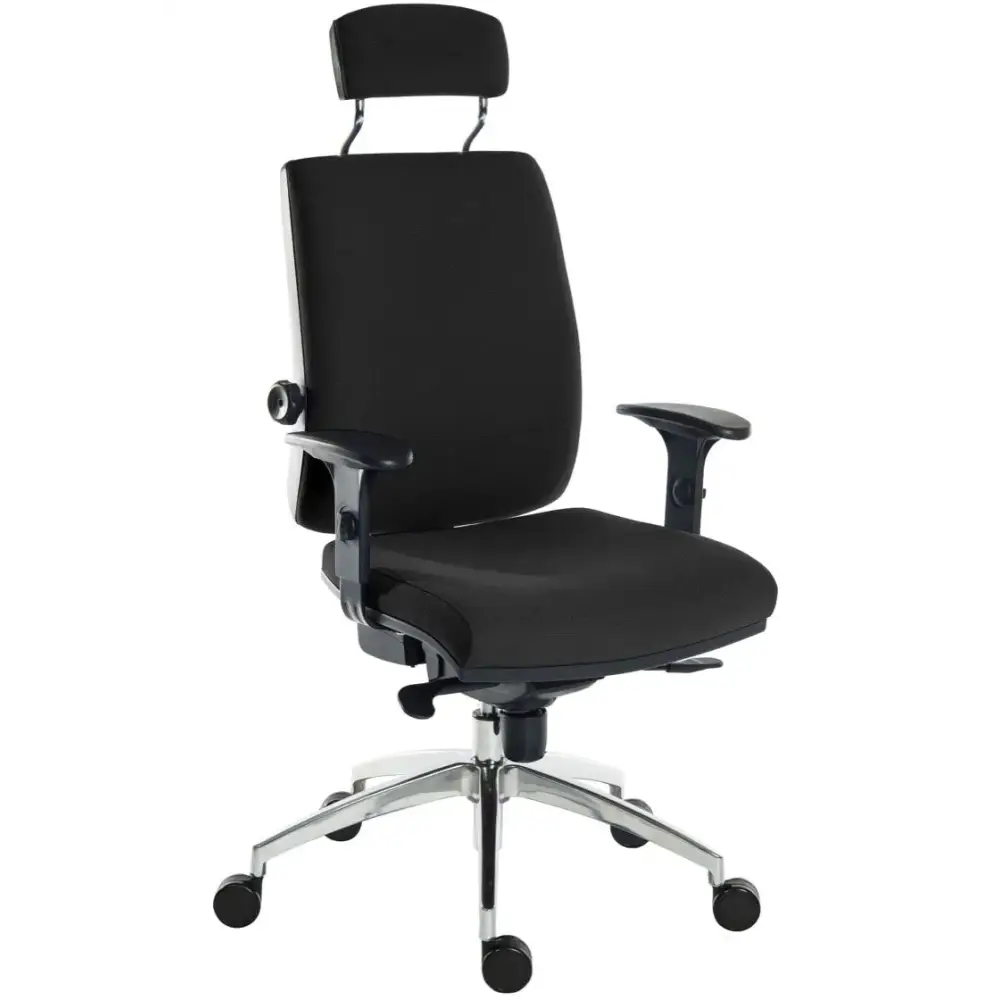 Premium Ergonomic Office Chair with Adjustable Armrests - High Back Support for Long Hours - Ideal for Home Office, Gaming & Workspace Comfort