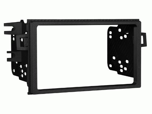 Universal Double Din Car Stereo Dash Kit - Compatible with 1998-2002 Honda Accord, Black Trim Bezel | Perfect for Aftermarket Radio Installation & Car Audio Upgrades
