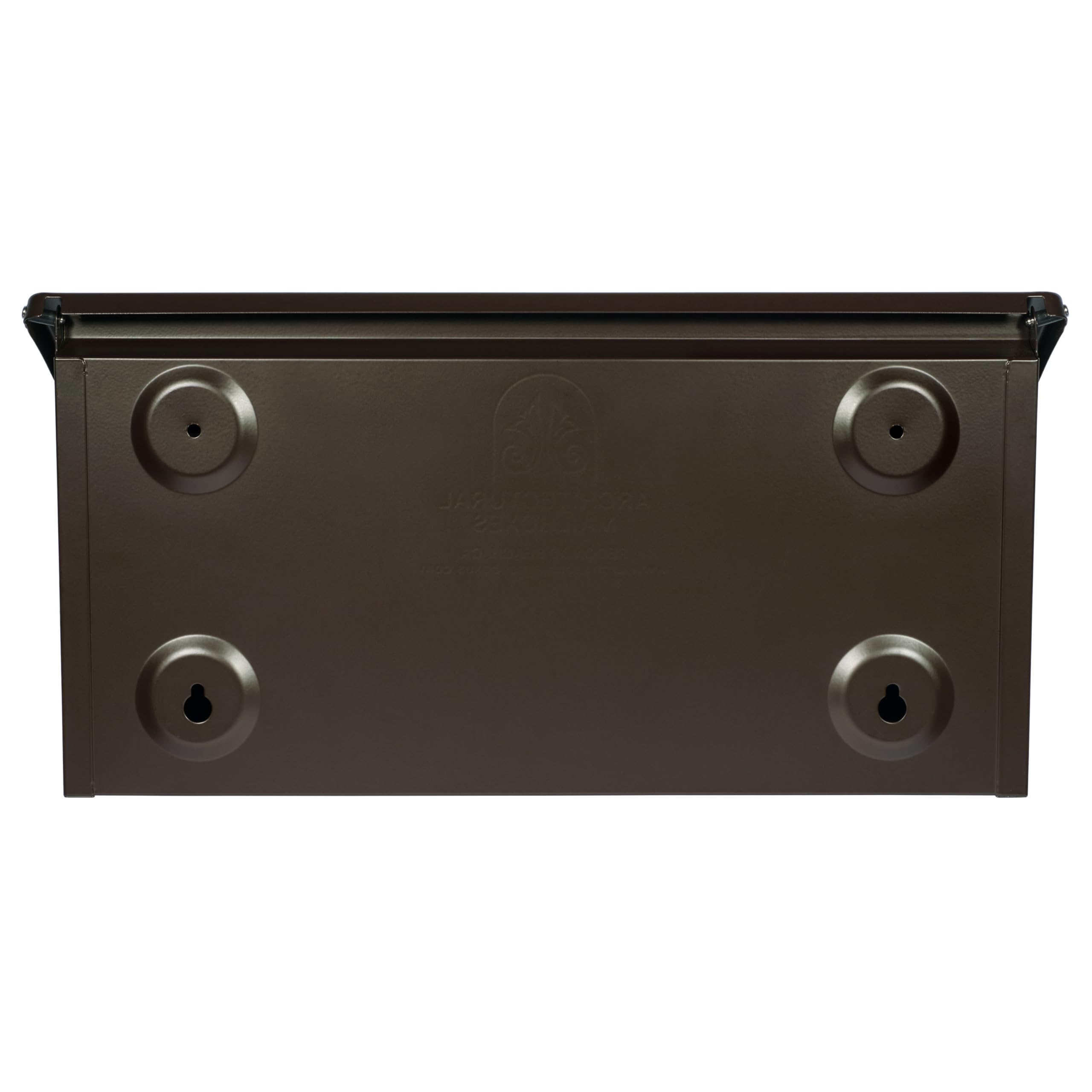 Wayland Galvanized Steel Wall Mount Mailbox - Rubbed Bronze Finish, Small Capacity (Model 2689RZ) | Durable Outdoor Mailbox for Homes, Apartments & Offices | Weather-Resistant Architectural Mailbox for Secure Mail Delivery