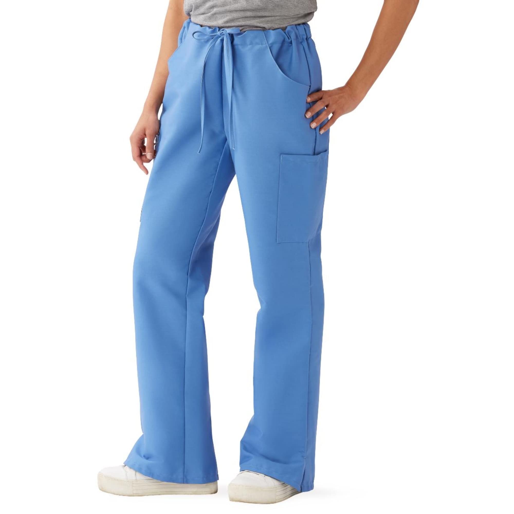 Medline Women's Cargo Scrub Pants - Comfortable Medical Work Pants for Nurses & Healthcare Professionals - Perfect for Hospitals, Clinics & Long Shifts