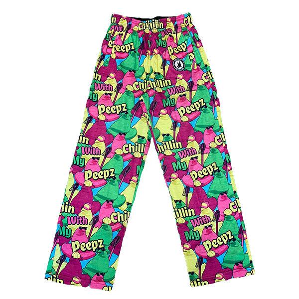 Youth & Adult Flow Peepz Lounge Pants - Soft Comfortable Casual Pajama Pants for Men and Women - Perfect for Home, Yoga, and Relaxation