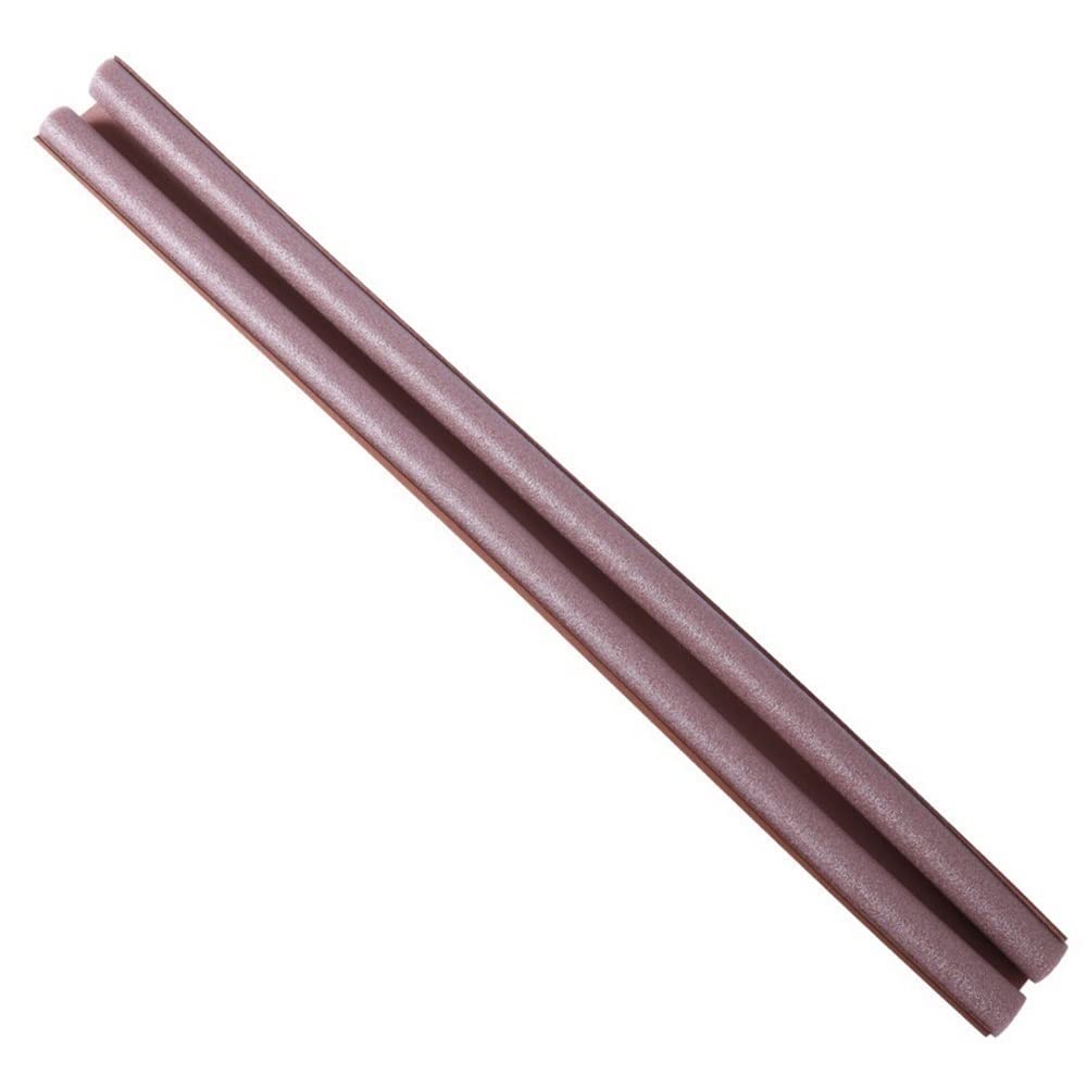 **ZooitqtnX Flexible Door Draft Stopper - Brown, 93CM - Noise Reduction, Weatherproof Seal for Doors & Windows - Perfect for Home, Office & Apartment Use**
