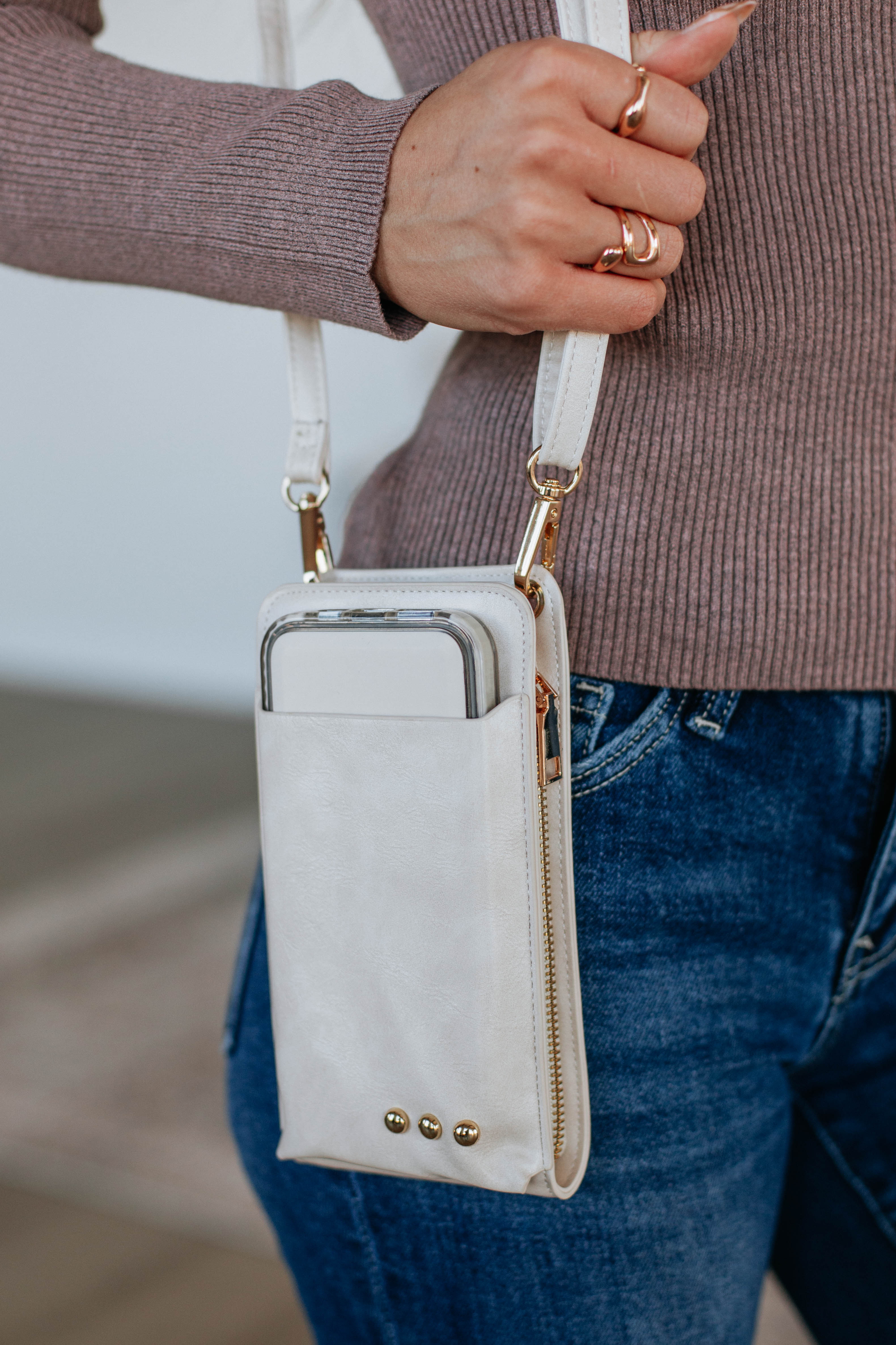 Polly Double Duty Bag - Cream Color Versatile Tote & Crossbody Bag for Women | Perfect for Work, Travel & Everyday Use
