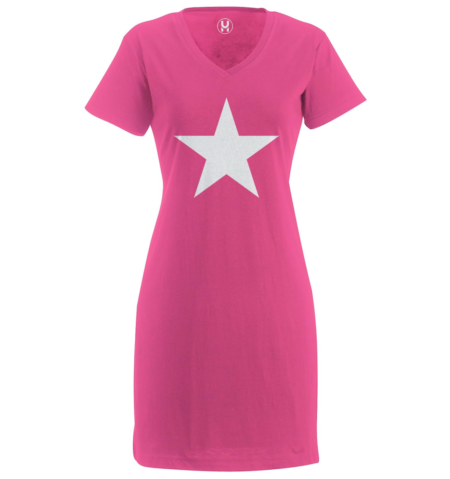 Haase Unlimited White Star - Women's Dallas Texas Sports Dress for Game Day & Casual Outings