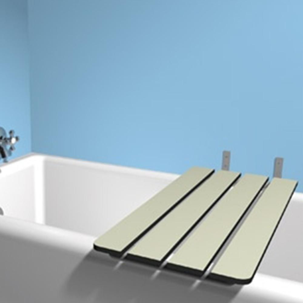 ASI 8358 Folding Stainless Steel Bathtub Seat with Satin Finish | Non-Slip Bath Safety Chair for Elderly & Disabled | Ideal for Shower, Spa & Home Bathroom Use