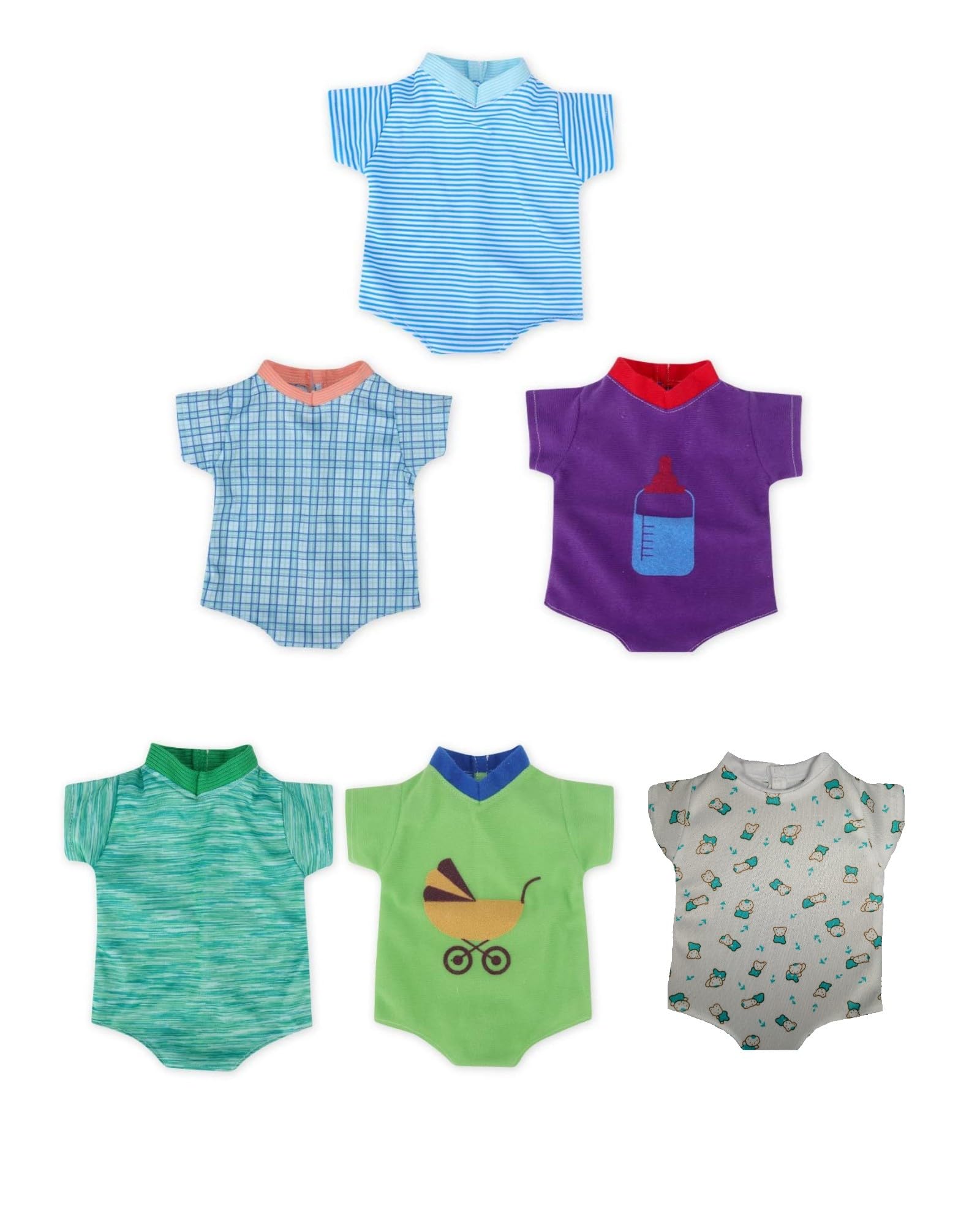 14-15 Inch Baby Doll Clothes Outfits for Reborn Newborn Boy Dolls | Soft & Comfortable Doll Clothing Set | Perfect for Role Play, Gift Giving & Collecting