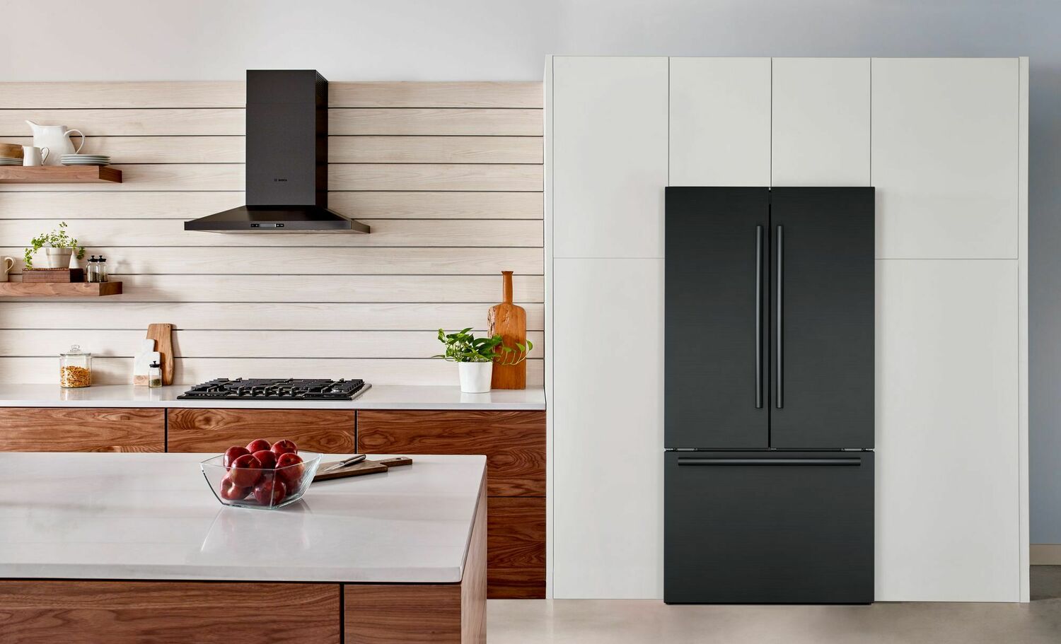 Bosch B36CT80SNB 36-Inch 800 Series French Door Bottom Freezer Refrigerator - Black Stainless Steel | Energy Efficient, Spacious Design for Modern Kitchens