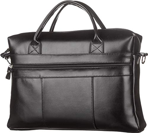 Premium Leather Messenger Bag for Laptop - Stylish Computer Briefcase & Satchel Bag for Work, Travel, and Daily Commute