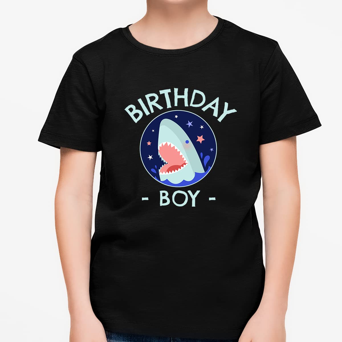Cute Shark Birthday Shirt for Boys - Fun Birthday Gift for Kids - Perfect for Birthday Parties, Photos & Special Celebrations