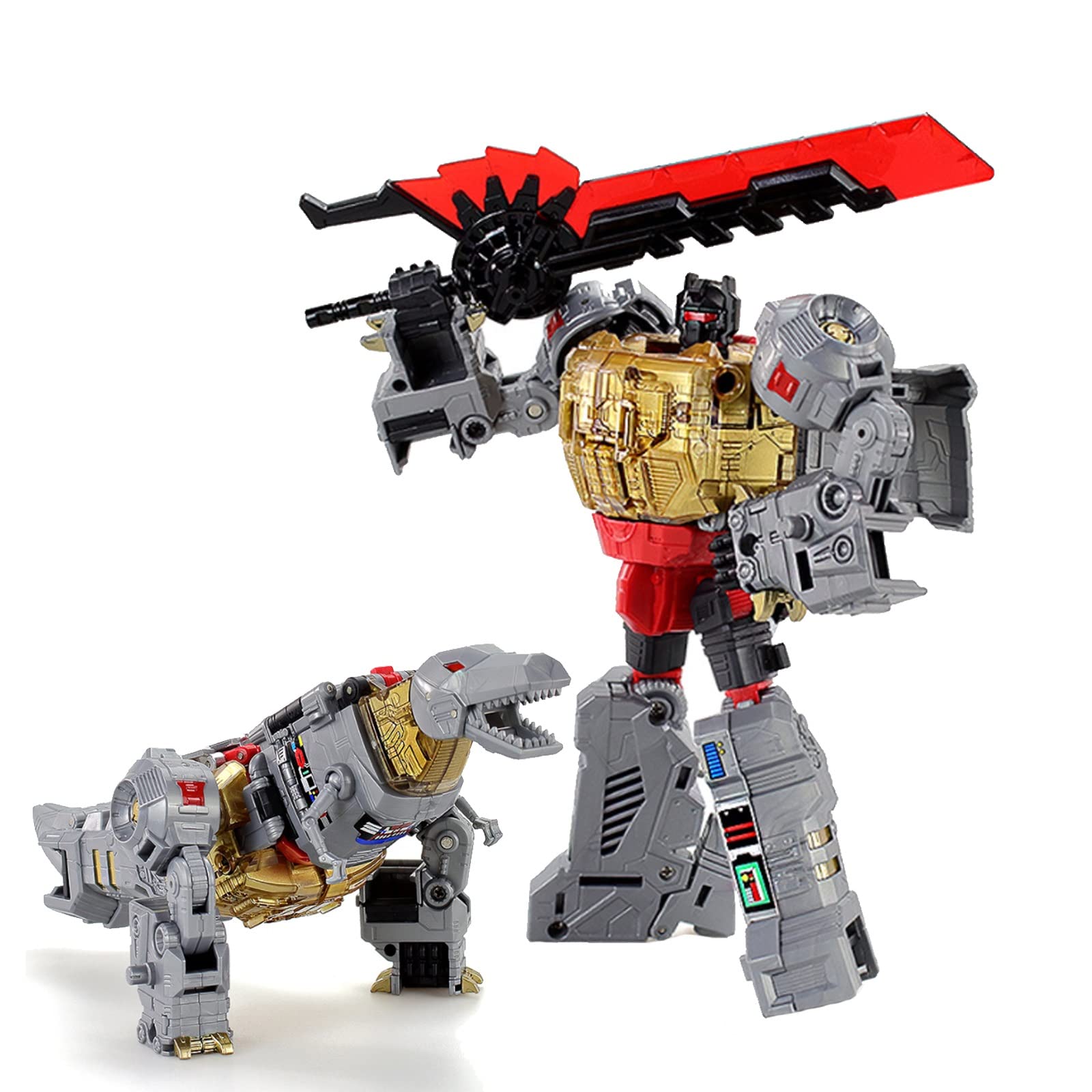 Dinobot Transformer Toy - Grimlock Tyrannosaurus Rex Action Figure, KO Version Dinosaur Robot Model for Kids & Collectors | Perfect for Playtime, Display & Animation Series Fans