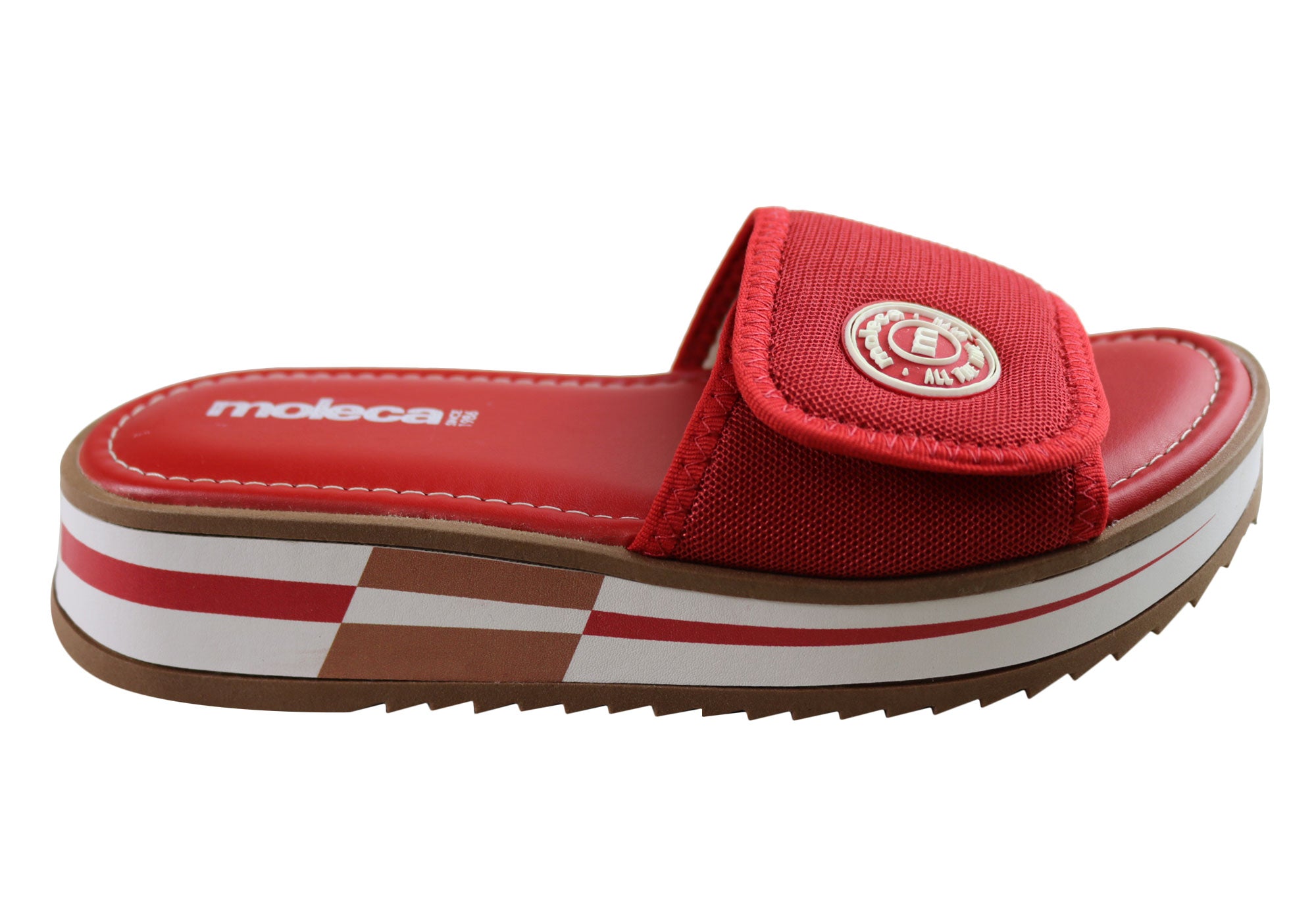 Moleca Kamero Women's Comfortable Slides Sandals - Brazilian Made Summer Beach Sandals for Casual Wear, Poolside, and Vacation