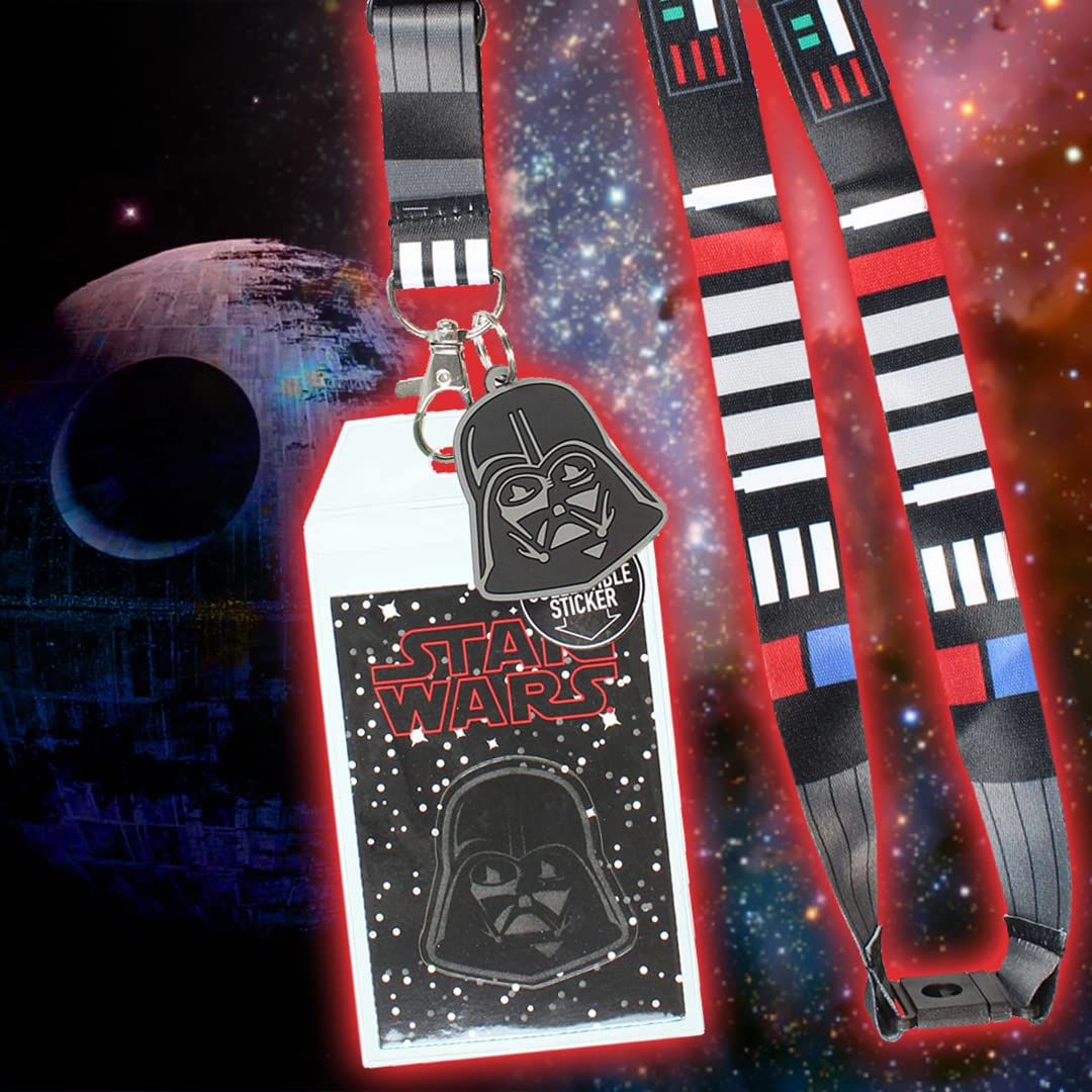 Star Wars Darth Vader ID Lanyard Badge Holder with 1.5