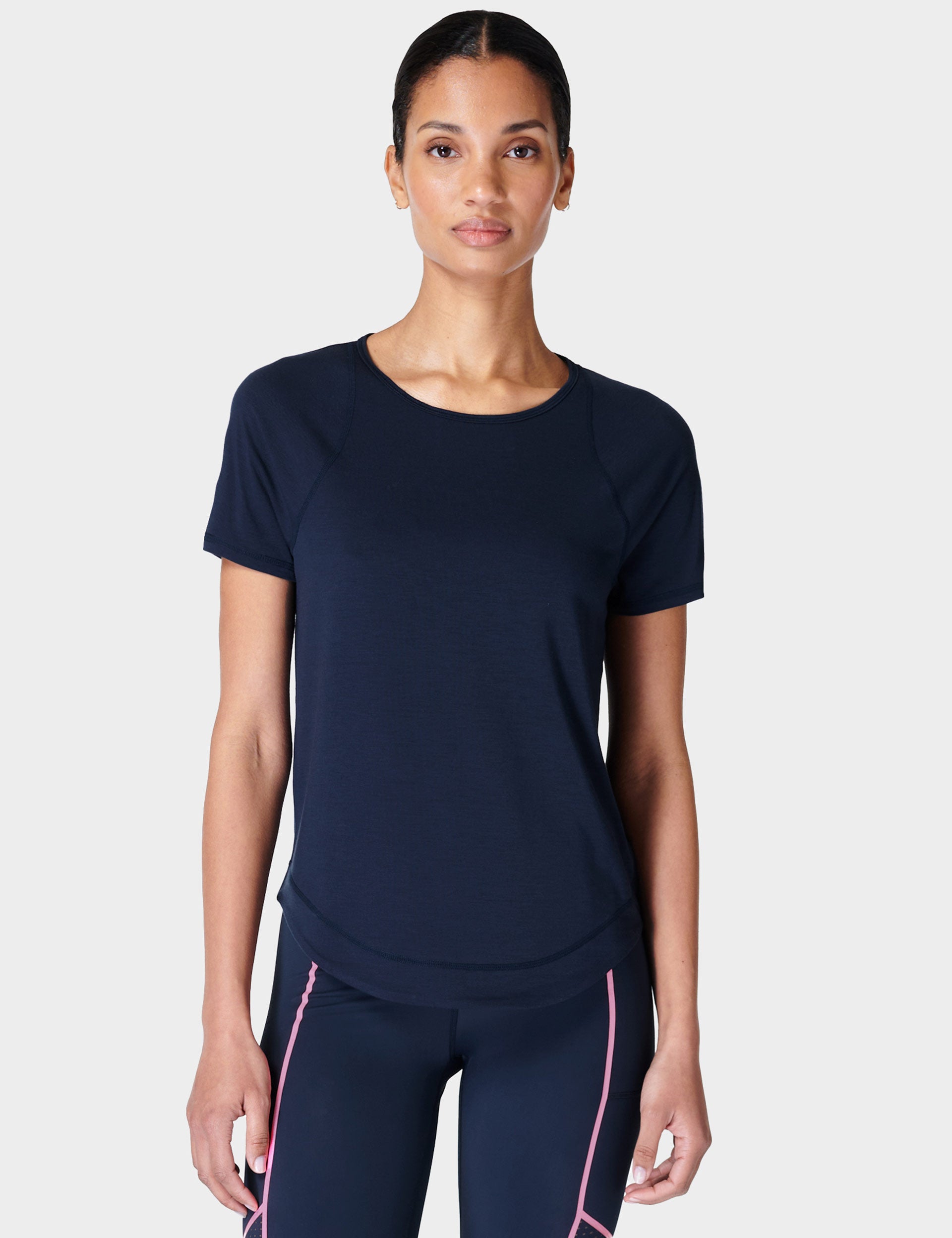 Breathe Easy Running T-Shirt for Men & Women - Moisture-Wicking Performance Tee in Navy Blue - Perfect for Jogging, Gym Workouts & Outdoor Activities