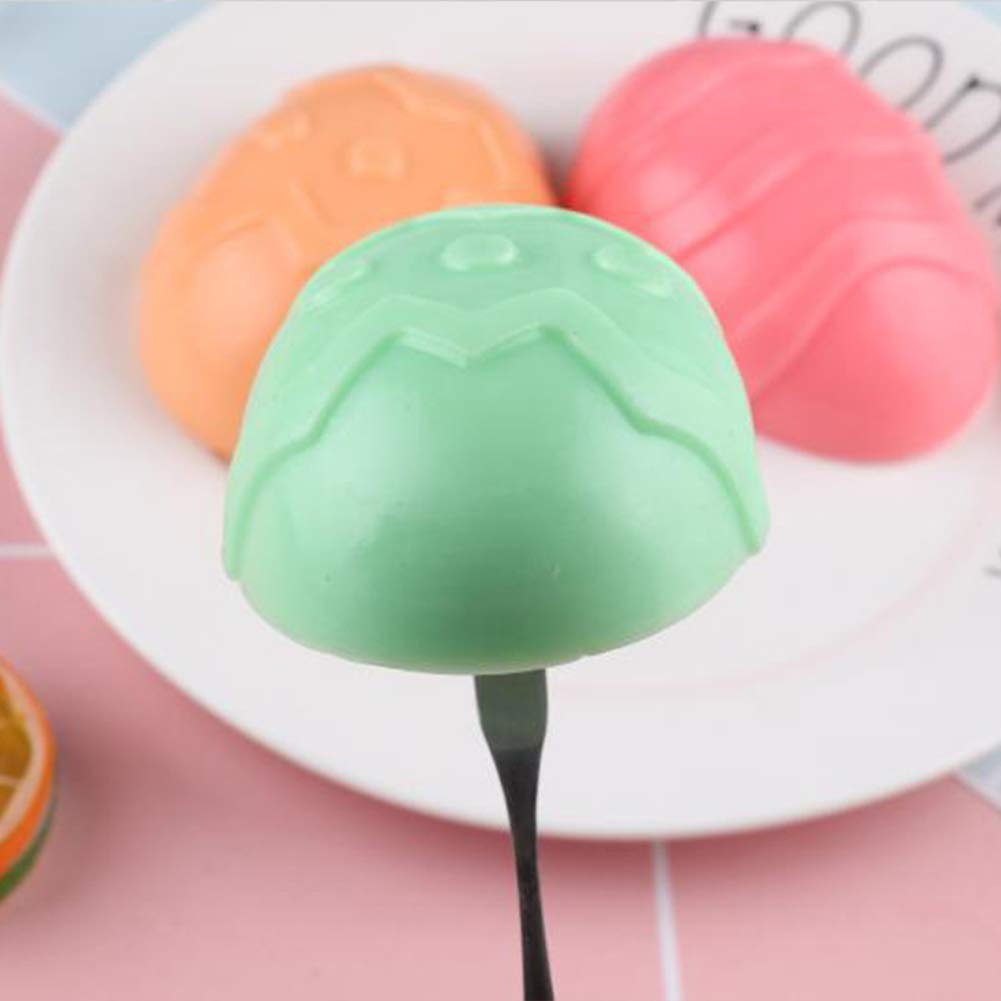 2 Pack Easter Egg Silicone Cake Molds - 6 Cavity Chocolate Candy Molds for DIY Baking, Jelly, Fondant - Perfect for Easter Treats, Holiday Desserts & Party Favors