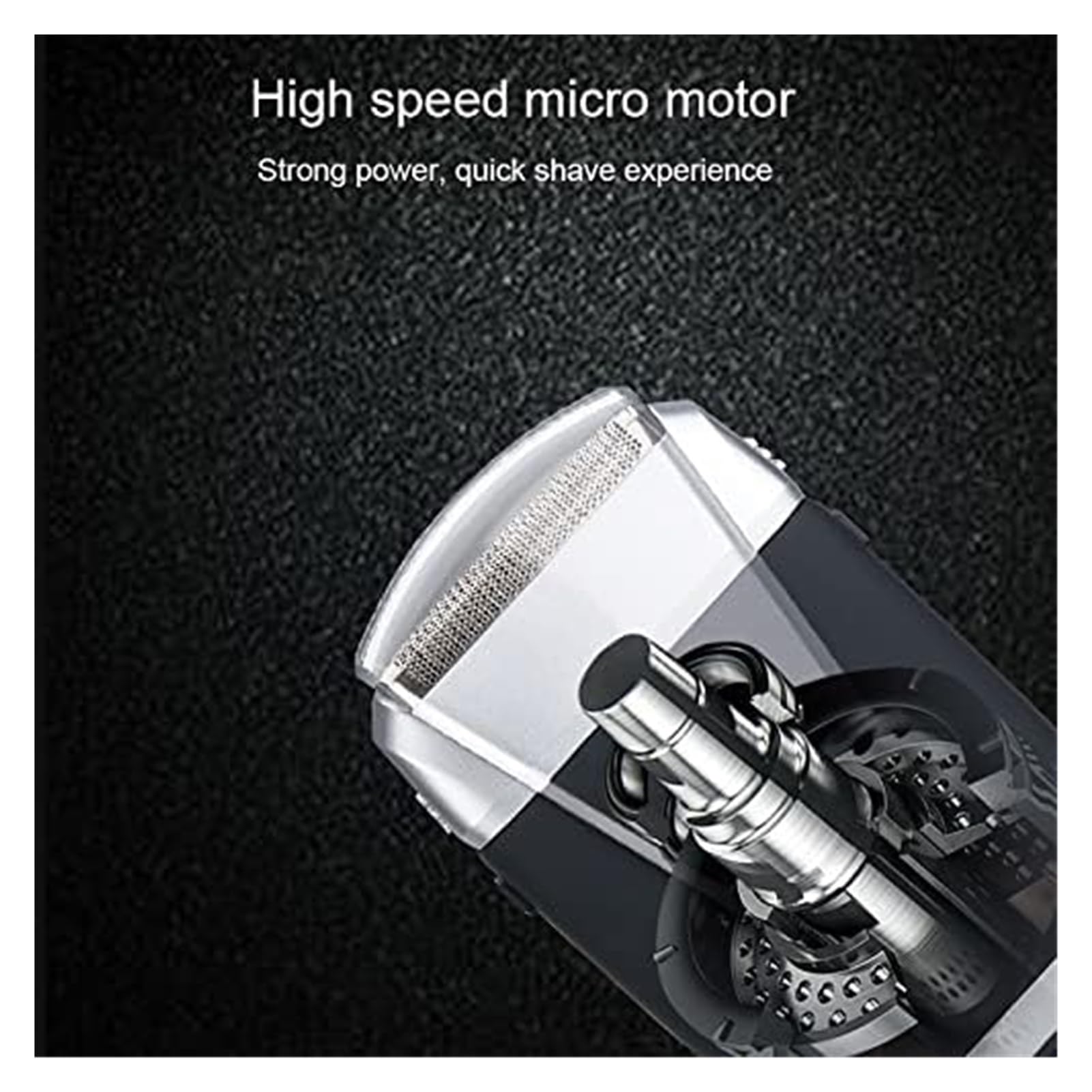 Premium Men's Electric Razor - Powerful Wet/Dry Rechargeable Shaver with Precision Blades | Perfect for Travel, Gym & Daily Grooming Routine