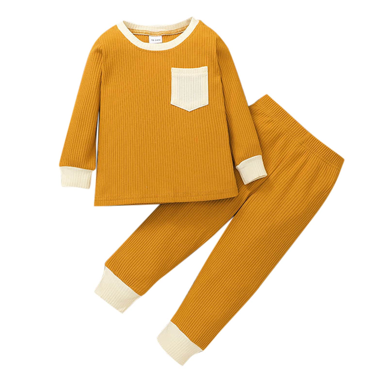Adorable Toddler Baby Clothes Set - Soft Long Sleeve Top & Pants Outfit for Boys & Girls | Perfect for Playtime, Family Photos & Everyday Comfort