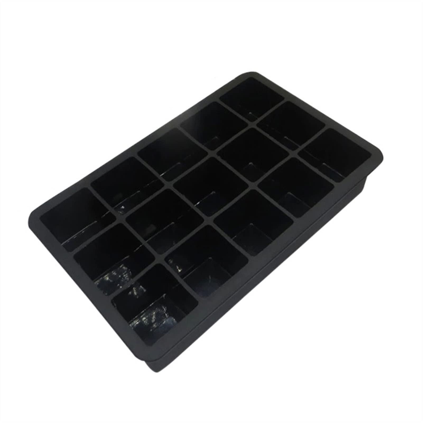 Premium Silicone Ice Cube Tray - 15 Grid Square Ice Mold for Cocktails, Beverages & Smoothies | BPA-Free DIY Ice Maker for Home Bar, Kitchen & Party Use | NFEGSIYA Ice Cream & Dessert Mold Tools