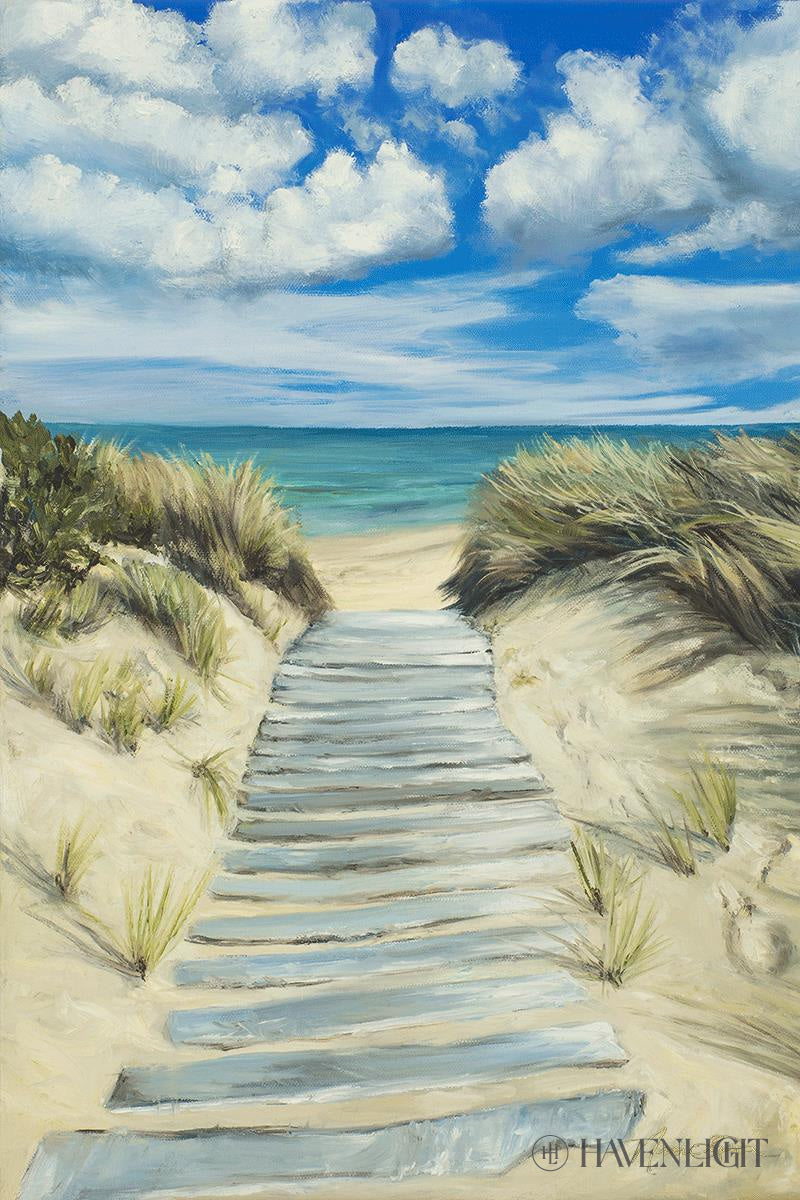 Seaside Decor - Handcrafted Broken Path Mosaic Art Piece for Home & Garden Wall Decor | Perfect for Beach House, Coastal Living Room, or Outdoor Patio