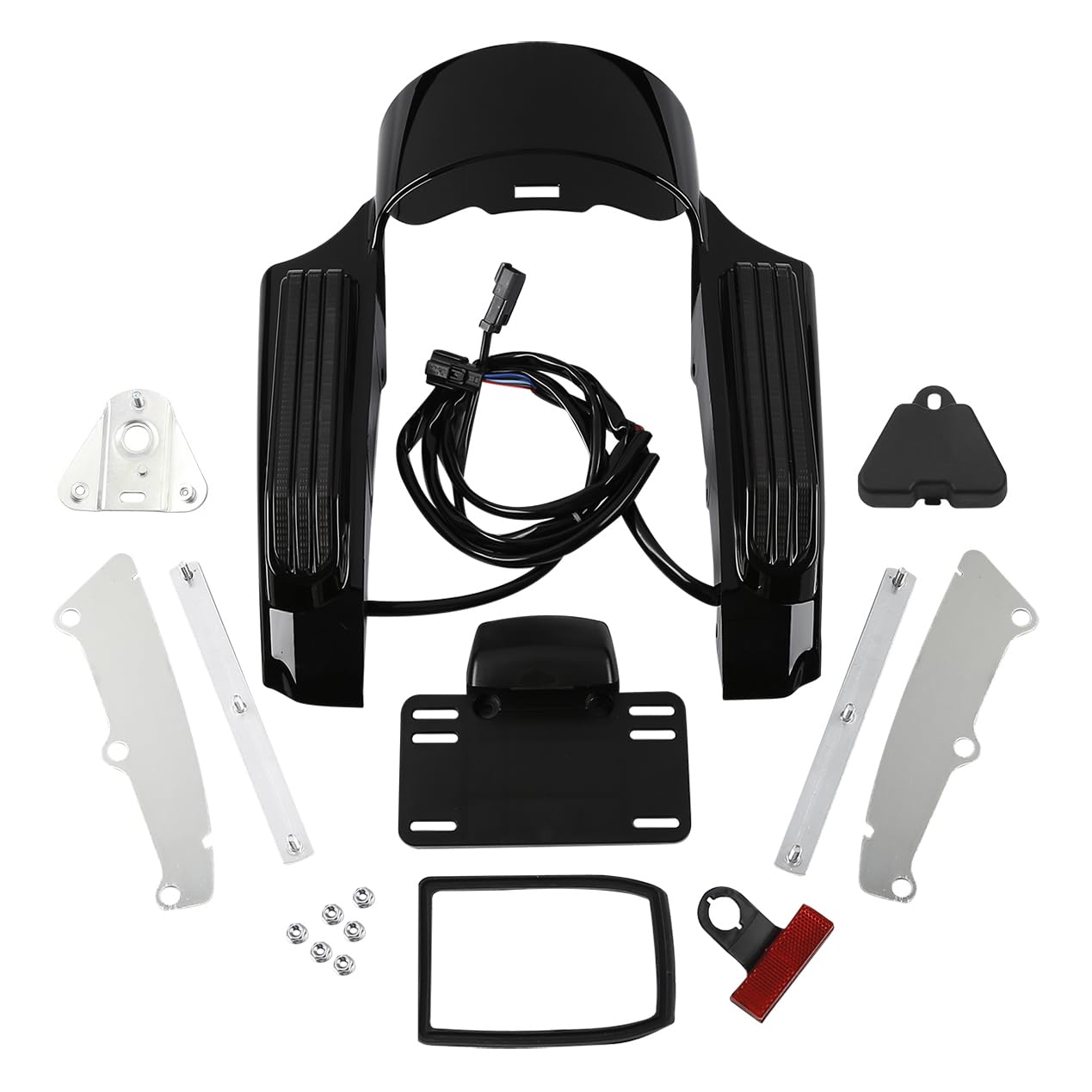 LED Brake Running Turn Signal Lights for Harley Touring Models (2014-2023) - Road King, Road Glide, Street Glide, Electra Glide & Ultra Limited - Rear Fender Light Kit for Enhanced Safety & Style